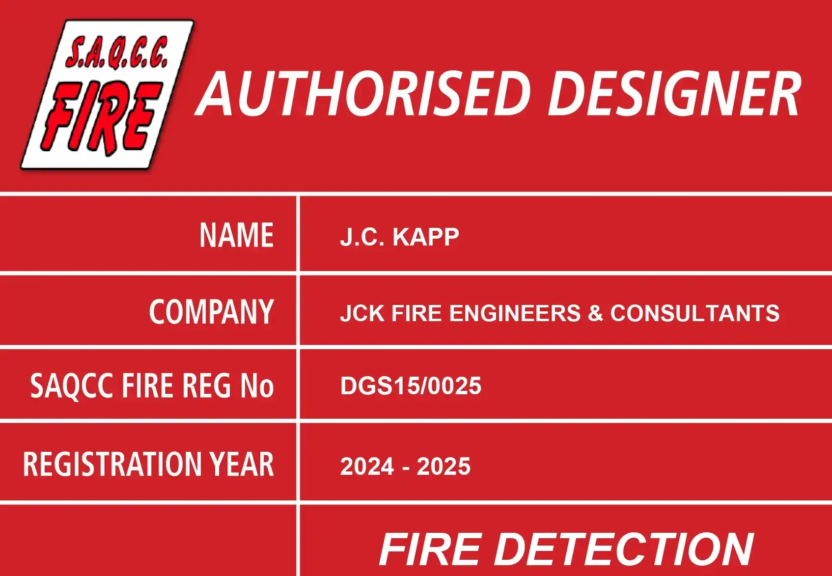 Authorised Fire Consultants